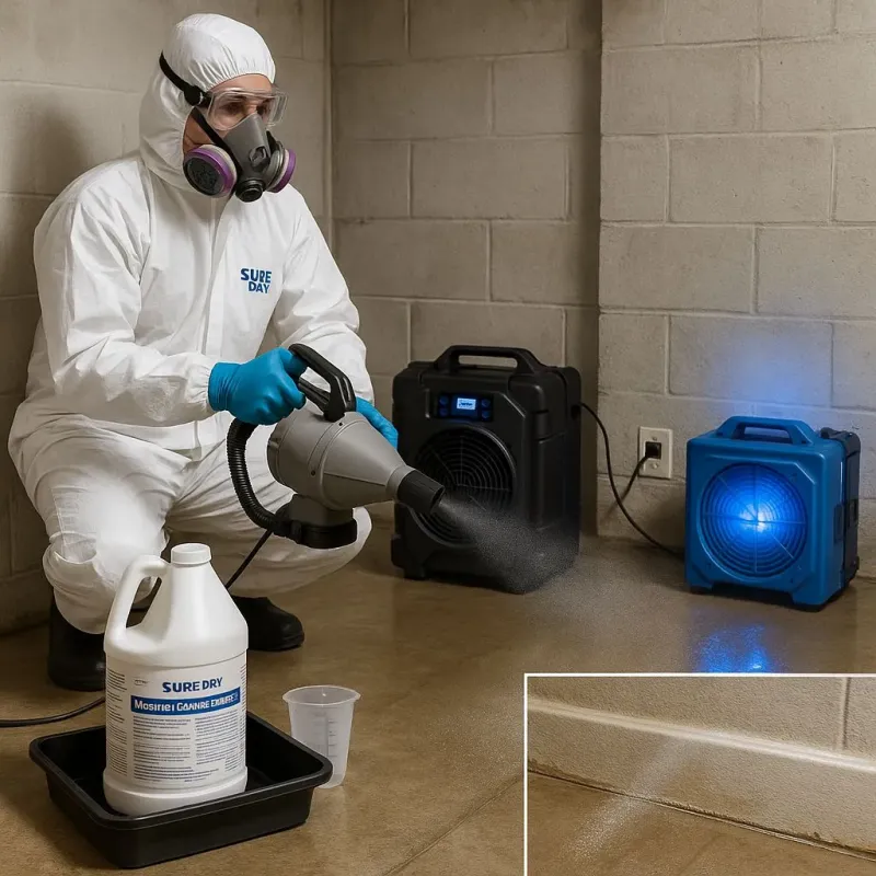 Sanitization and Odor Removal process in Bothell West, WA